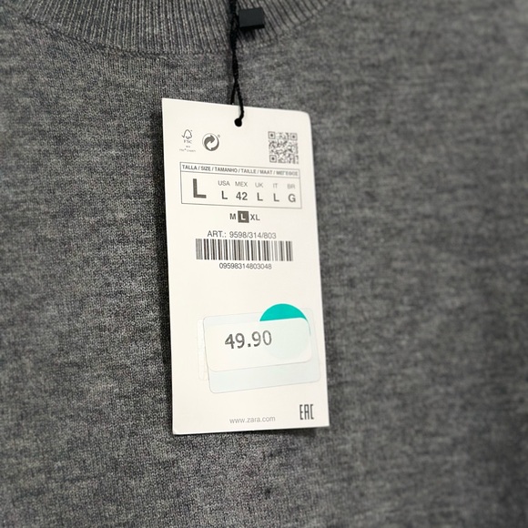 ZARA Basic Soft Sweater - Picture 5 of 10